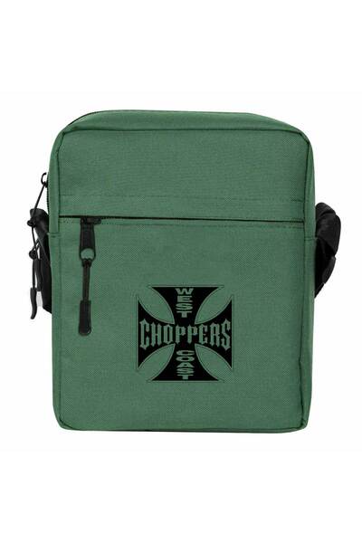 CrowsGate حقيبة كتف ويست كوست تشوبرز باللون الأخضر