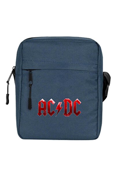 CrowsGate Geantă de umăr AC DC Distort Culoare bleumarin