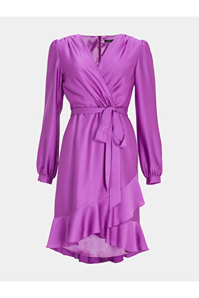 Swing Γυναικείο Φόρεμα Κοκτέιλ 5AG06500 Μωβ