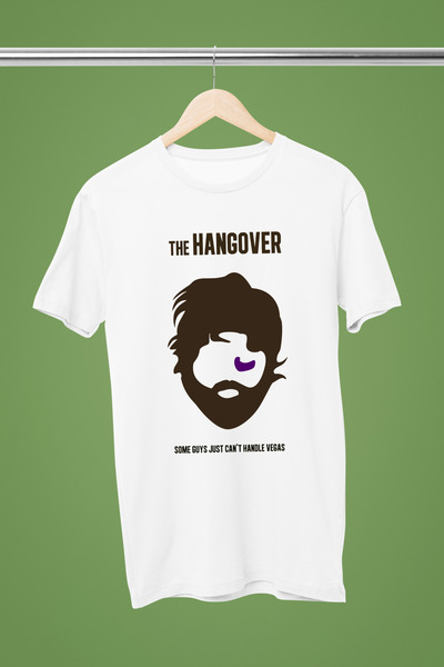 MAGORS TRIOCĂ DE BUMBAC CU MÂNĂ SCURTĂ, CU IMPRIMARE HANGOVER, CU FORMĂ REGULARĂ