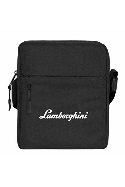 WAKHA حقيبة كتف لامبورغيني تيكس بلون أسود