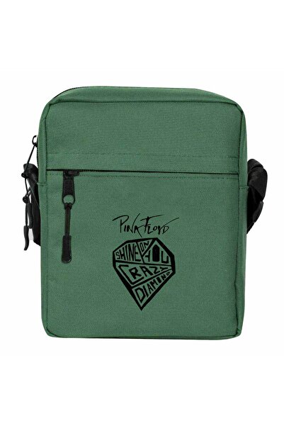CrowsGate حقيبة كتف بينك فلويد كريز دايموند باللون الأخضر