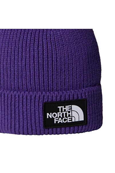 THE NORTH FACE Tnf Logo Box Cuffed Unisex Beanie Nf0A8Chenl41 Purple-Std