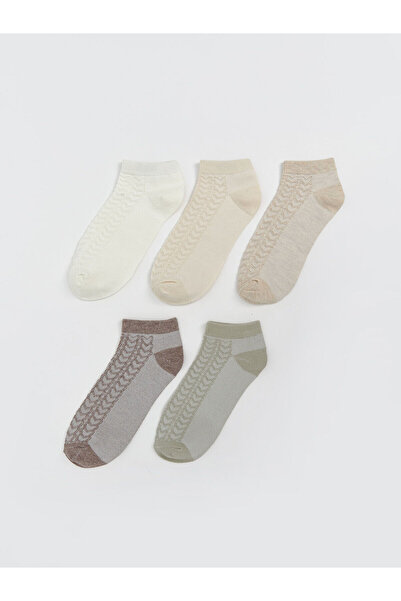 LC Waikiki New Season Patterned Women's Booties Socks, Pack of 5