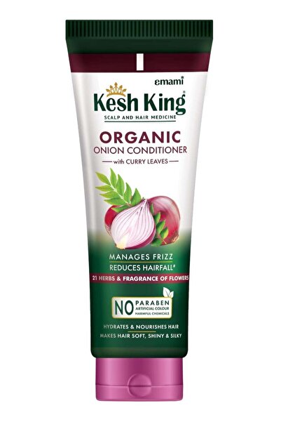 kesh king Organic Onion Conditioner with Curry Leaves for hydrated and nouris...