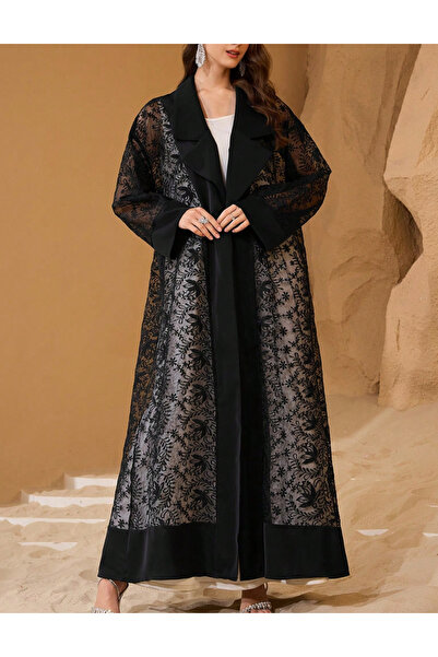 Sheya long cardigan, black