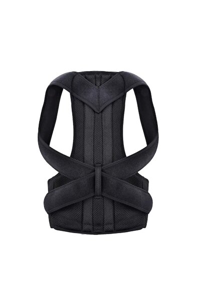 GermaNova Posture Corrector for Spine, Back, and Shoulders, Black, Unisex, Size M, Regal Trade