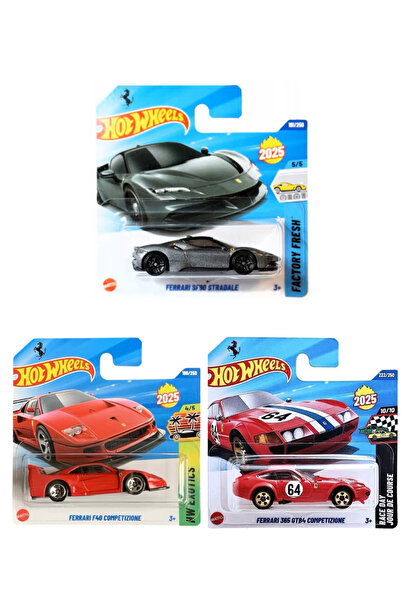 HOT WHEELS Ferrari SF90 STRADALE - Ferrari F40 - Ferrari 365 GTB4