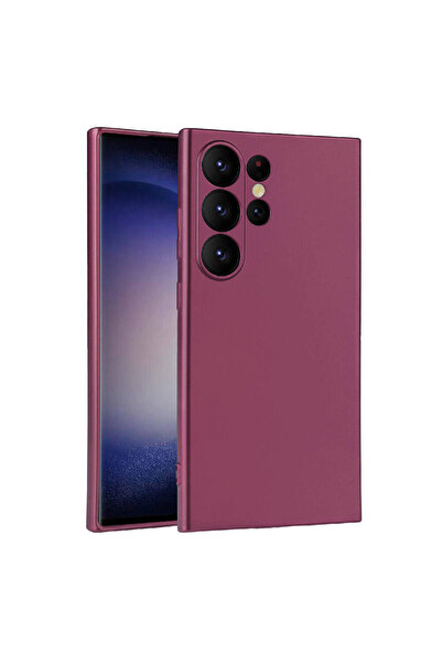 toyigoo Galaxy S24 Ultra Compatible Tygo Premier Silicone Case-Plum