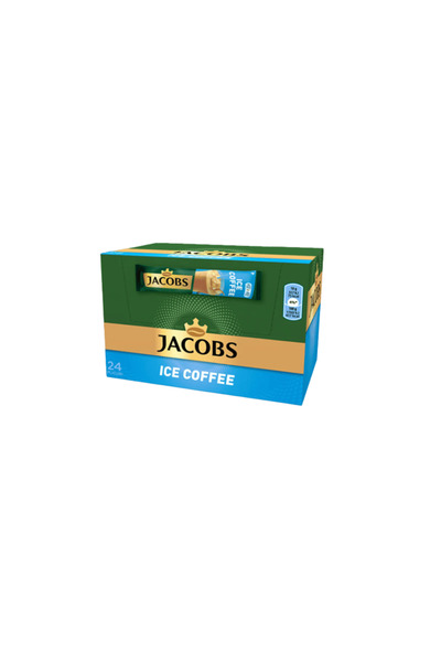 Jacobs Cafea instant 3in1 Ice Coffee, 24 plicuri x 18g