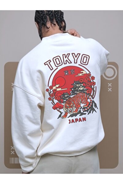 Wish BF سويت شيرت للجنسين من الرجال/النساء من توكيو اليابان، مصنوع من القطن ا...