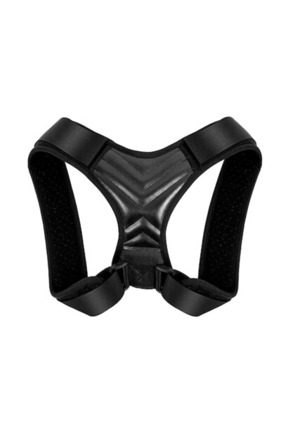 GermaNova Suport Sport pentru spate, umeri, mărime reglabilă, unisex, negru