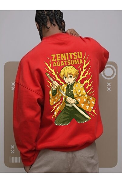 Wish BF Hanorac unisex pentru bărbați/femei ZENITSU Back Colorful Special cu ...