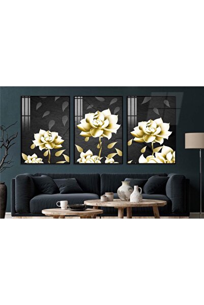 seninürünün Σετ 3 τεμαχίων με θέμα την τέχνη της εκτύπωσης σε πραγματικό γυαλ...