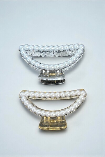 VERA HOUSE Pearl Detailed Tiny D Model Latch Buckle Set