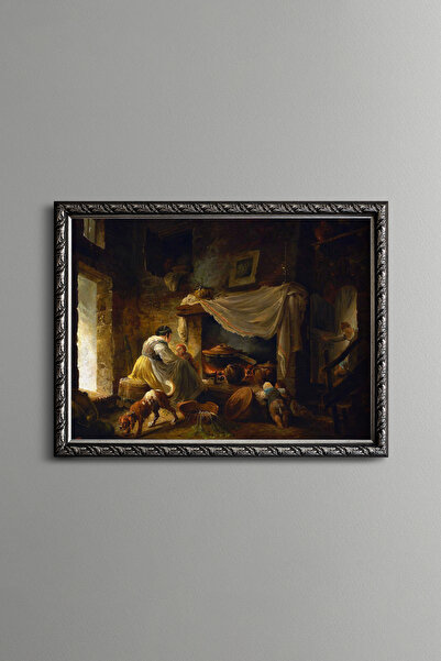 epiqart Italian Cuisine - Vintage Patterned Frame