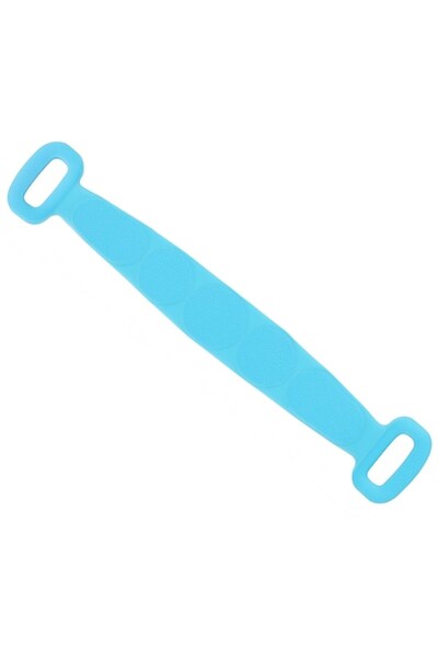 GermaNova Silicone Bath Brush for Back Washing GermaNova, Scrub and Massage, Striations on Both Sides, Light B