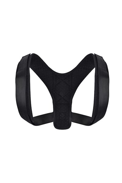 GermaNova Corector de postură pentru spate, coloană vertebrală și umeri, negr...