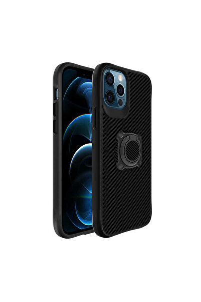 toyigoo حافظة تيمو متوافقة مع هاتف آيفون 12 برو ماكس - أسود