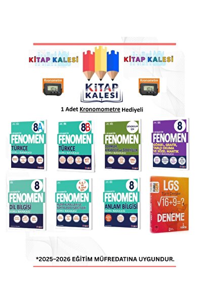 Fenomen Yayıncılık 8. SINIF TÜRKÇE DEYİMLER VE ATASÖZLERİ ANLAM VE DİL BİLGİS...