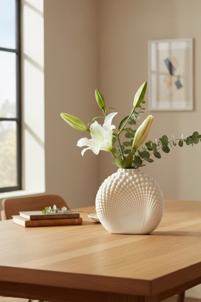 ardesta Χειροποίητο Σκανδιναβικό Διακοσμητικό Βάζο με Φούσκα 20x23 εκ. |   Βά...