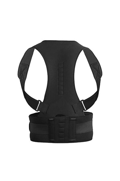 GermaNova Corector de postură cu magneți, neopren, L, negru