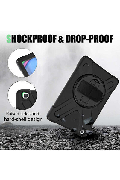 toyigoo Galaxy T720 Tab S5E Tygo Defender Silicone Tablet Case - Black