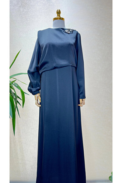 Missemramiss Siyah Renk Diamond Taşlı Elbise