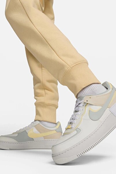 Nike Sportswear Phoenix Fleece Women Jogger Yüksek Belli Bol Kalıp Şardonlu Kadın Eşofman Altı Sarı