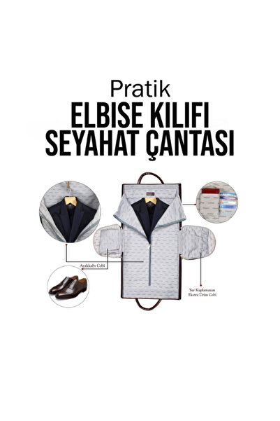 TTT Pratik Elbise Kılıfı Seyahat Çantası