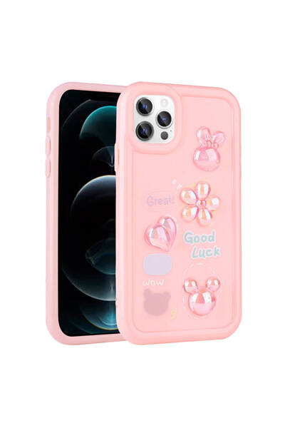 toyigoo حافظة سيليكون متوافقة مع هاتف iPhone 13 Pro Max من TYGO Toys - وردي