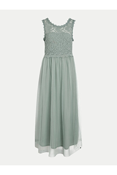 VILA Γυναικείο βραδινό φόρεμα 14052673 Πράσινο