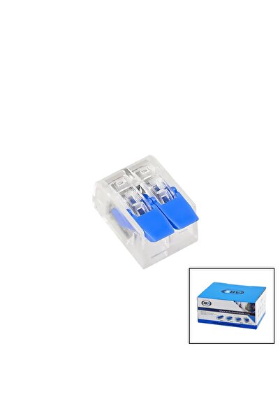 Go İthalat 100 Pcs 2-Port 2X2.5 Cable Snap-In Terminal Block (5258)