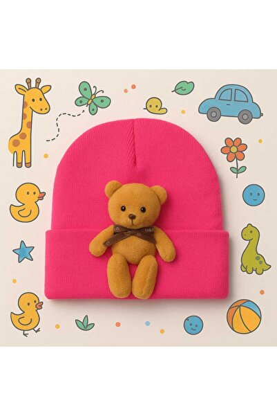 küçükalp Premium Quality Special Design Bear Beanie