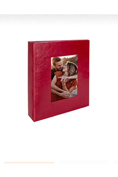 NRCN Kırmızı 10x15cm 200'lük Deri Fotoğraf Albümü