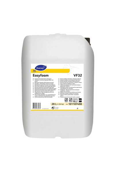 Diversey Easyfoam VF32, detergent lichid spumos, clorurat, pentru industria alimentară, 20L