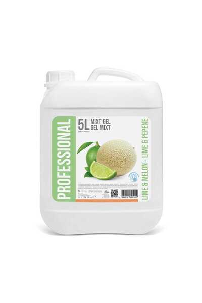 Sense Gel de hotel mixt 5L, șampon și gel de duș - Lime și pepene verde