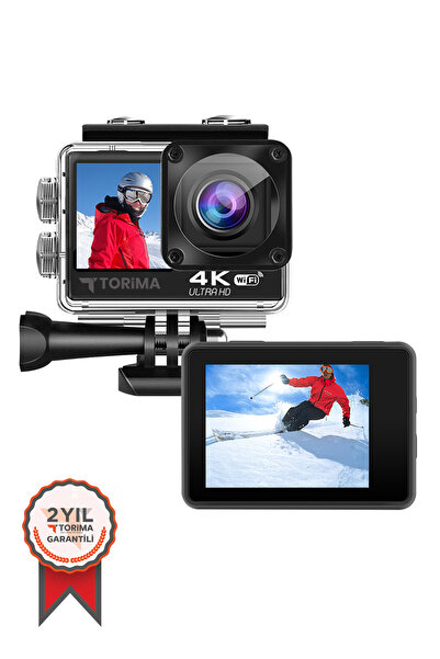NRCN Ac-04 4k Ultra Hd Wifi Su Geçirmez Aksiyon Kamerası Siyah