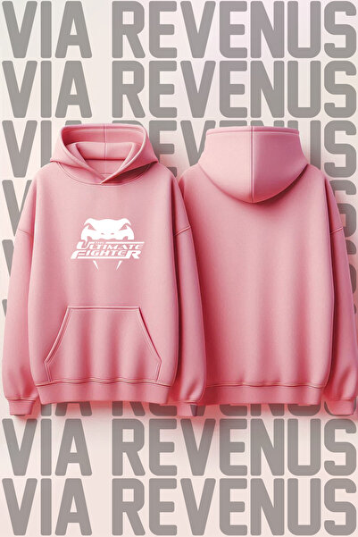 Vordevia Hanorac cu glugă cu imprimeu Ultimate Fighter