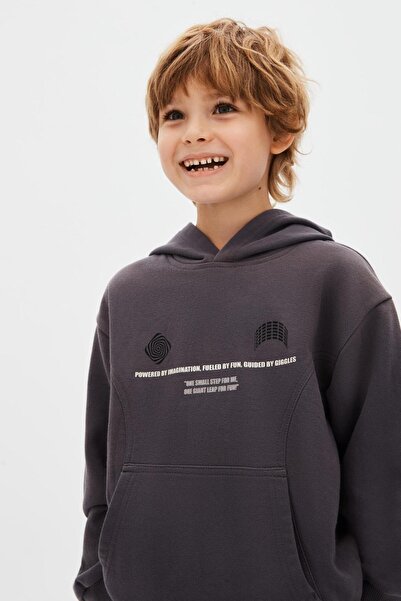 NK Boy's Fun Hooded Sweatshirt 8-14 Years Antirasit