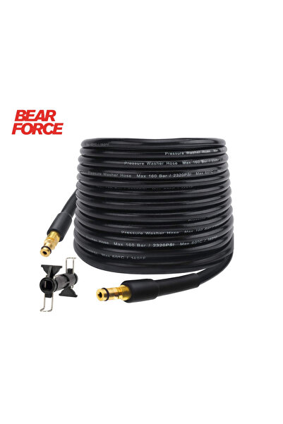 ROBEVE Bear Force 10 Metre Yüksek Basınçlı Yıkama Makinesi Hortumu – K Serileri ile Uyumlu Hortum