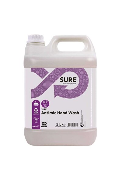 Sure săpun de mâini, fără parfum și coloranți, detergent de mâini Antimic, pachet 2x5L