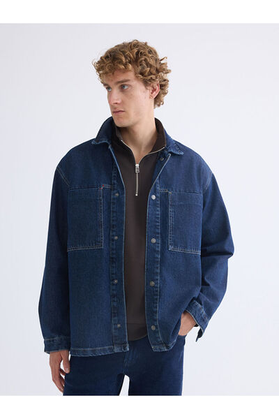 LC Waikiki Sparkling Selections from Shining Store | Comfortable Fit Men's Jean Jacket