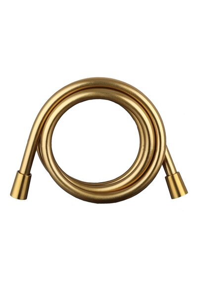 Fause PVC Gold Duş Hortumu 150 cm Pirinç Somon Altın KDH103-G