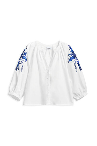 Desigual Γυναικεία Μπλούζα 25SWBW03 Λευκό