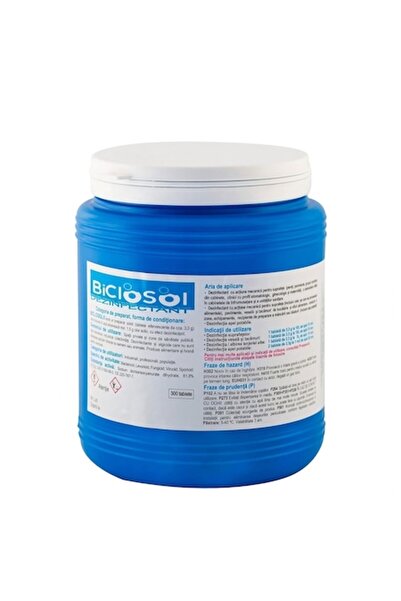 Biclosol Pachet 2 X Pastile Clorigene Cloramina Dezinfectant Efervescent 300b...