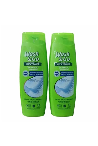 WASH&GO Set 2 x Sampon anti-matreata, 360 ml