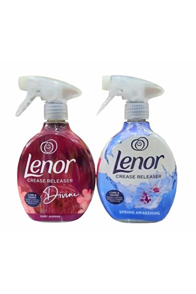 lenor set spray textil 2 x 500 ml (Trezirea Primăverii și Ruby Jasmine)