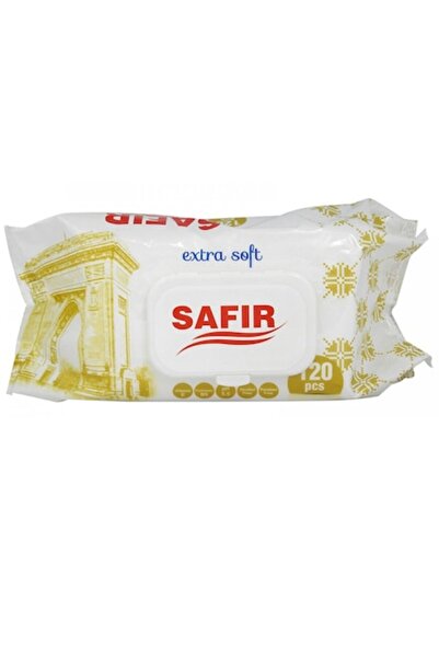 SAFİR Pachet de 4 șervețele umede extra moi (120 buc)