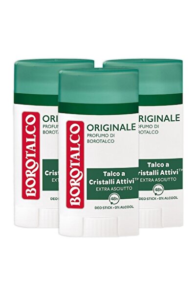 Borotalco Pachet 3 x Deodorant Stick Originale, Parfumo Di Borotalco, 40 ml
